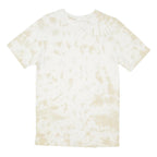 THE NORTH FACE Mens Beige Tie Dye T-Shirt S Short Sleeve Crew Neck Cotton Blend