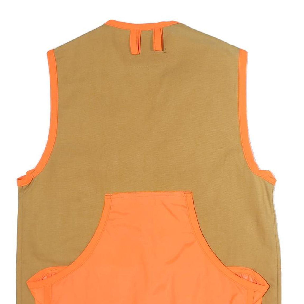 RANGER Mens Brown & Orange Outdoor Jacket M Cotton Plain Utility Hunting Style