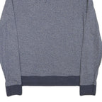 MICHAEL KORS Mens Blue Plain Cotton Blend Crew Neck Basic Knit Jumper M