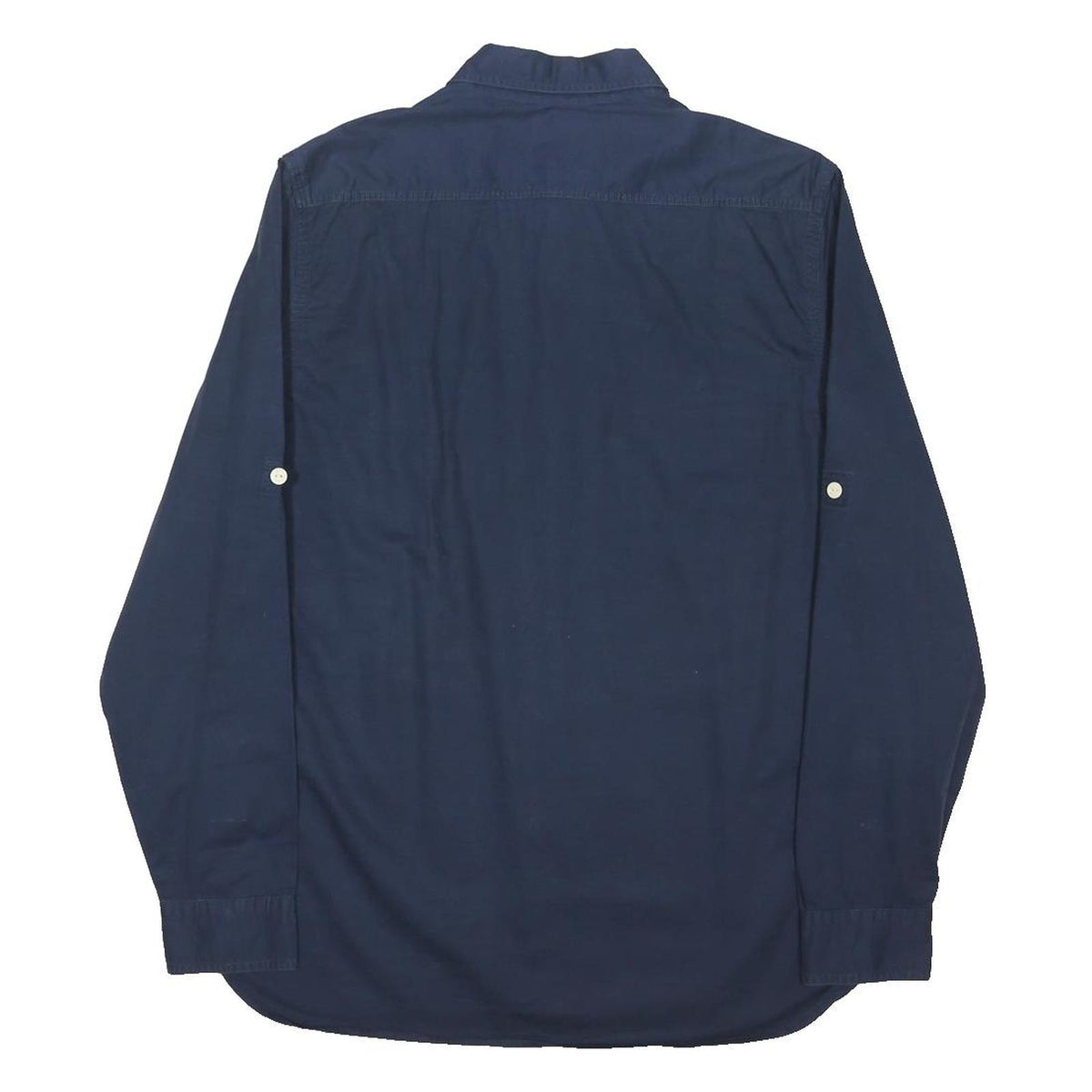 LEVI'S Mens Navy Blue Cotton Blend Shirt M Button Long Sleeve Casual Work Style