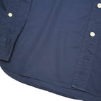 LEVI'S Mens Navy Blue Cotton Blend Shirt M Button Long Sleeve Casual Work Style