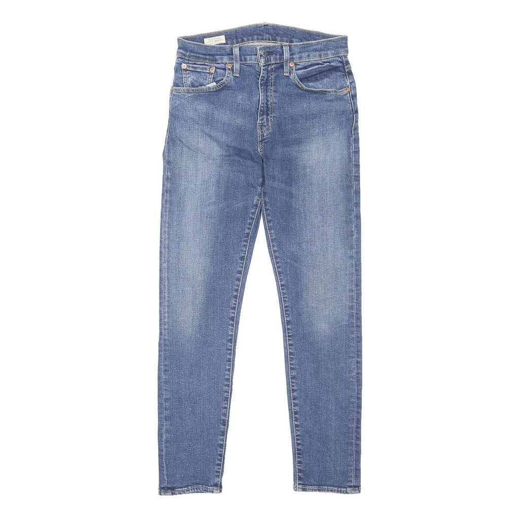 LEVI'S 512 BIG E Mens Jeans Blue Regular Skinny Denim Medium Wash W30 L29 Button