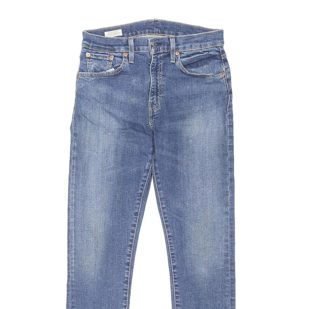 LEVI'S 512 BIG E Mens Jeans Blue Regular Skinny Denim Medium Wash W30 L29 Button