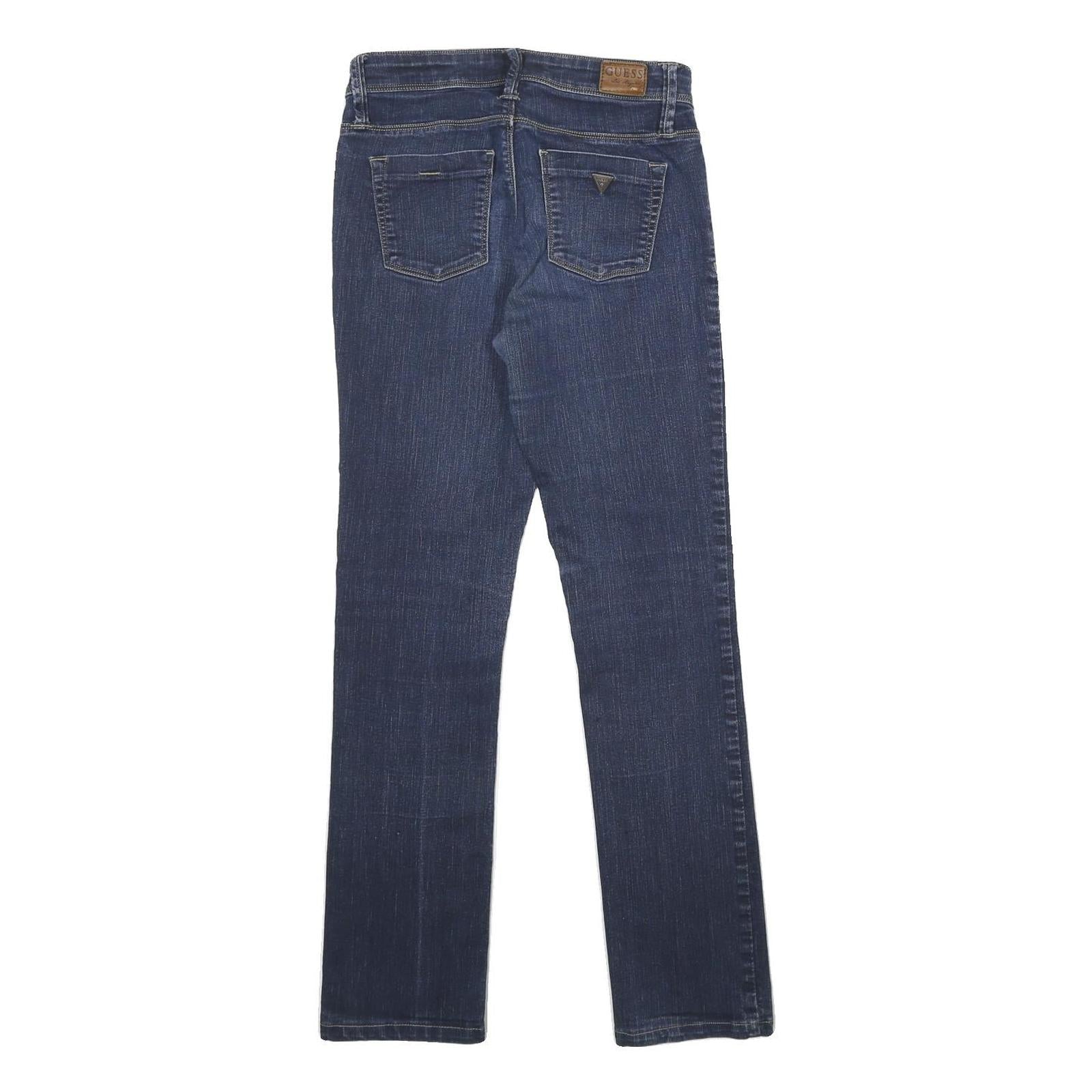 GUESS Womens Jeans Blue Slim Skinny Denim Medium W26 L30 Stylish Cotton Blend