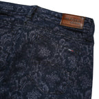 HILFIGER DENIM Womens Jeans Blue Slim Skinny Denim Medium W28 L28 Jacquard