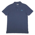 KAPPA Mens Blue Polo Shirt L Cotton Short Sleeve Classic Logo