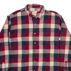 REDHEAD Mens Shirt Red Check Long Sleeve XL