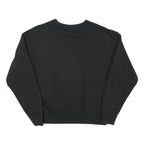 PUMA Mens Black Cotton Blend Crew Neck M Sweatshirt Logo Pullover Casual