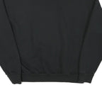 PUMA Mens Black Cotton Blend Crew Neck M Sweatshirt Logo Pullover Casual