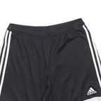 ADIDAS Mens Shorts Black & White Casual L W32 Polyester ClimaCool