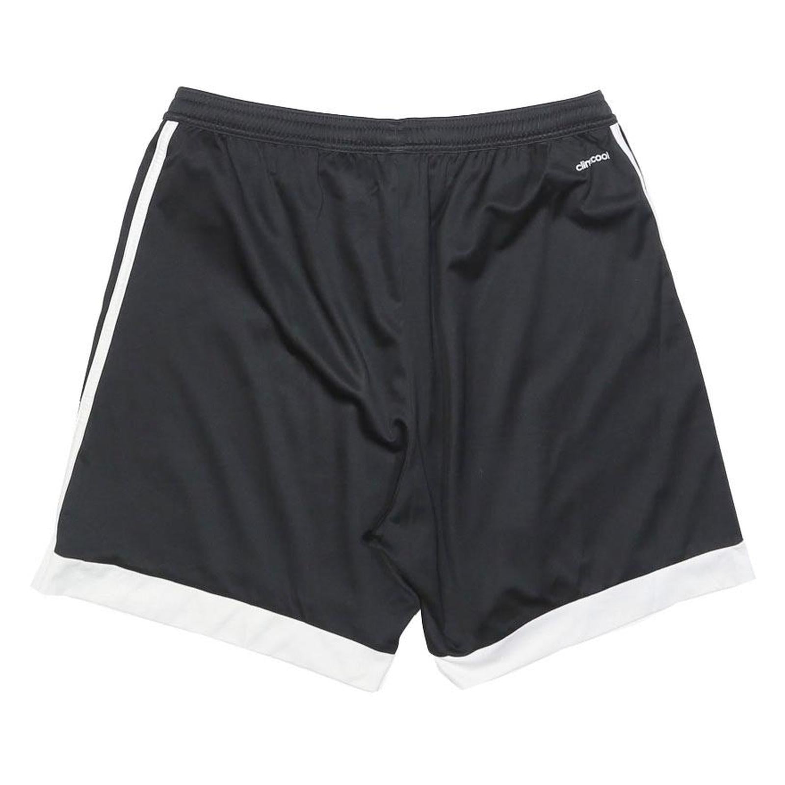 ADIDAS Mens Shorts Black & White Casual L W32 Polyester ClimaCool