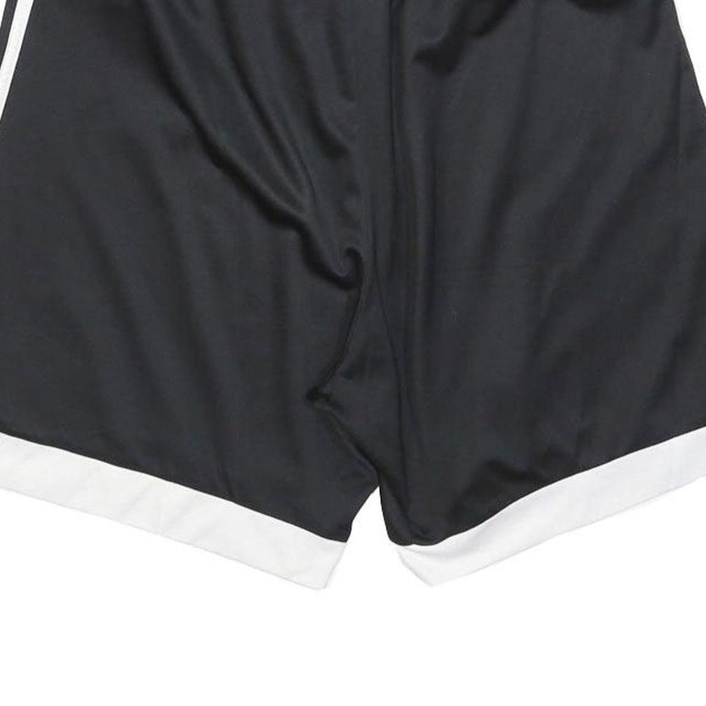 ADIDAS Mens Shorts Black & White Casual L W32 Polyester ClimaCool