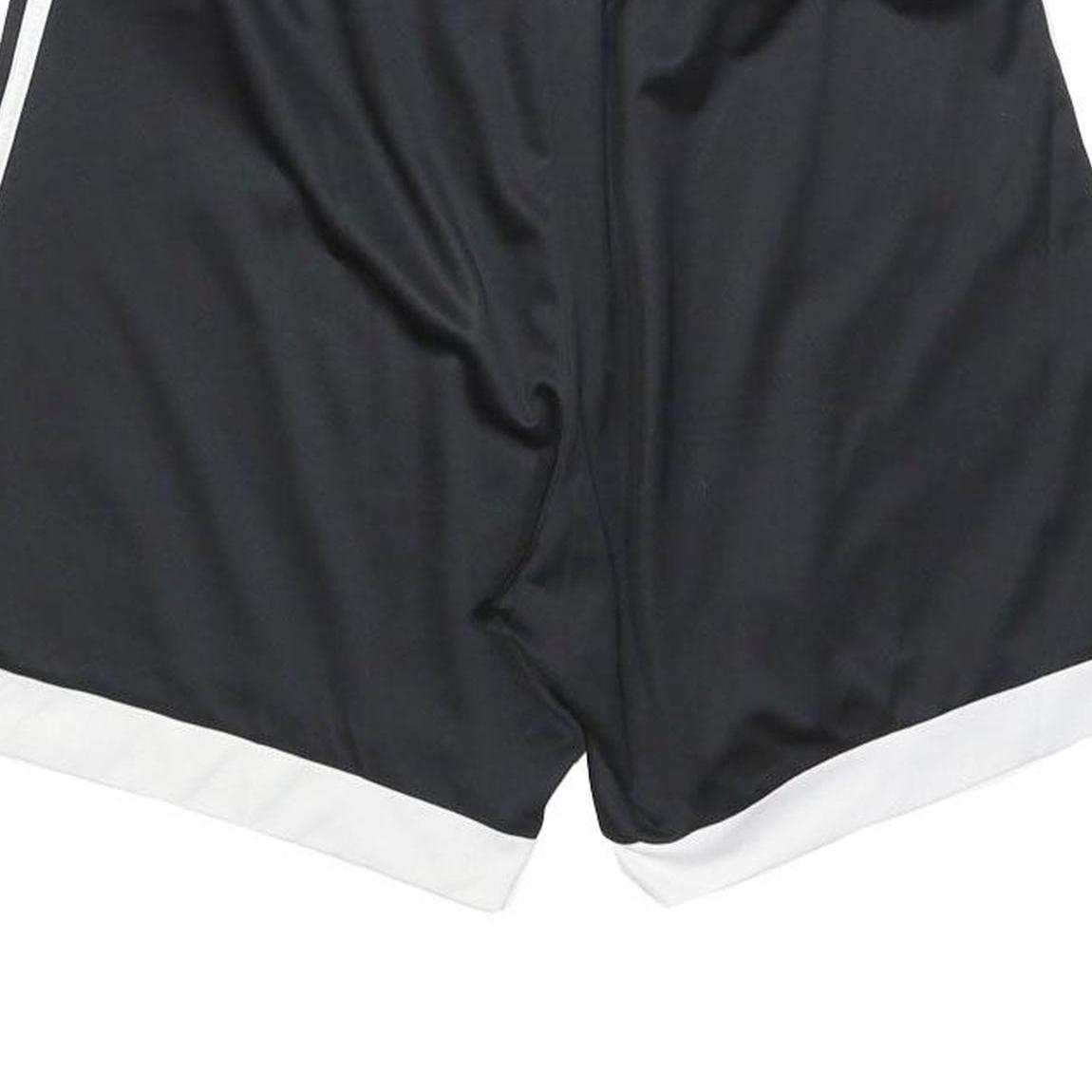 ADIDAS Mens Shorts Black & White Casual L W32 Polyester ClimaCool