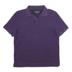 NAUTICA Mens Purple Polo Shirt M Cotton Classic Fit Deck Shirt