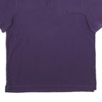 NAUTICA Mens Purple Polo Shirt M Cotton Classic Fit Deck Shirt