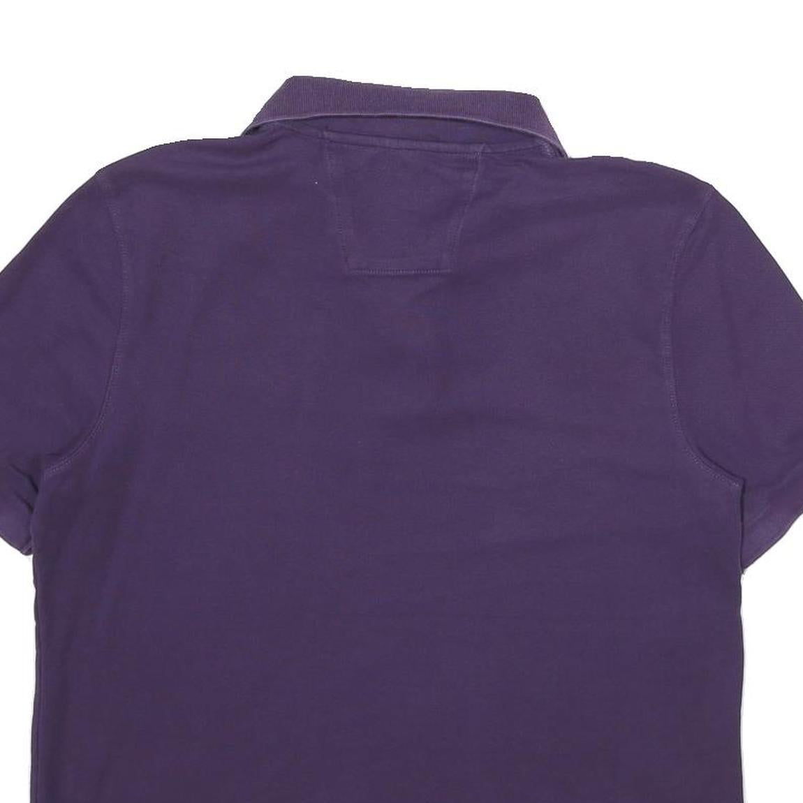 NAUTICA Mens Purple Polo Shirt M Cotton Classic Fit Deck Shirt