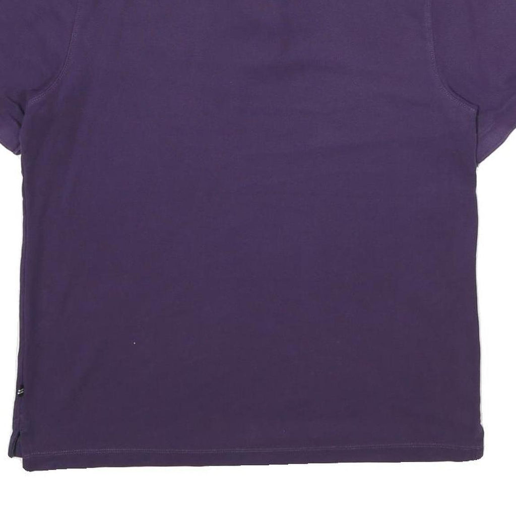 NAUTICA Mens Purple Polo Shirt M Cotton Classic Fit Deck Shirt