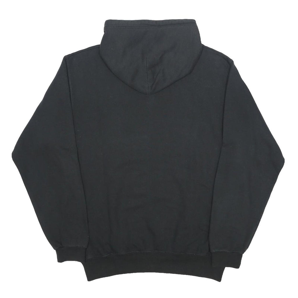 CHAMPION Mens Black Pullover Hoodie L Classic Cotton Blend Casual Sweatshirt