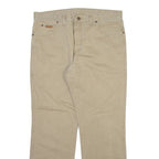 WRANGLER Mens Trousers Beige Regular Straight W35 L30