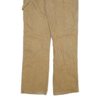 DICKIES Mens Cotton Blend Beige Regular Straight Trousers W32 L32 Workwear