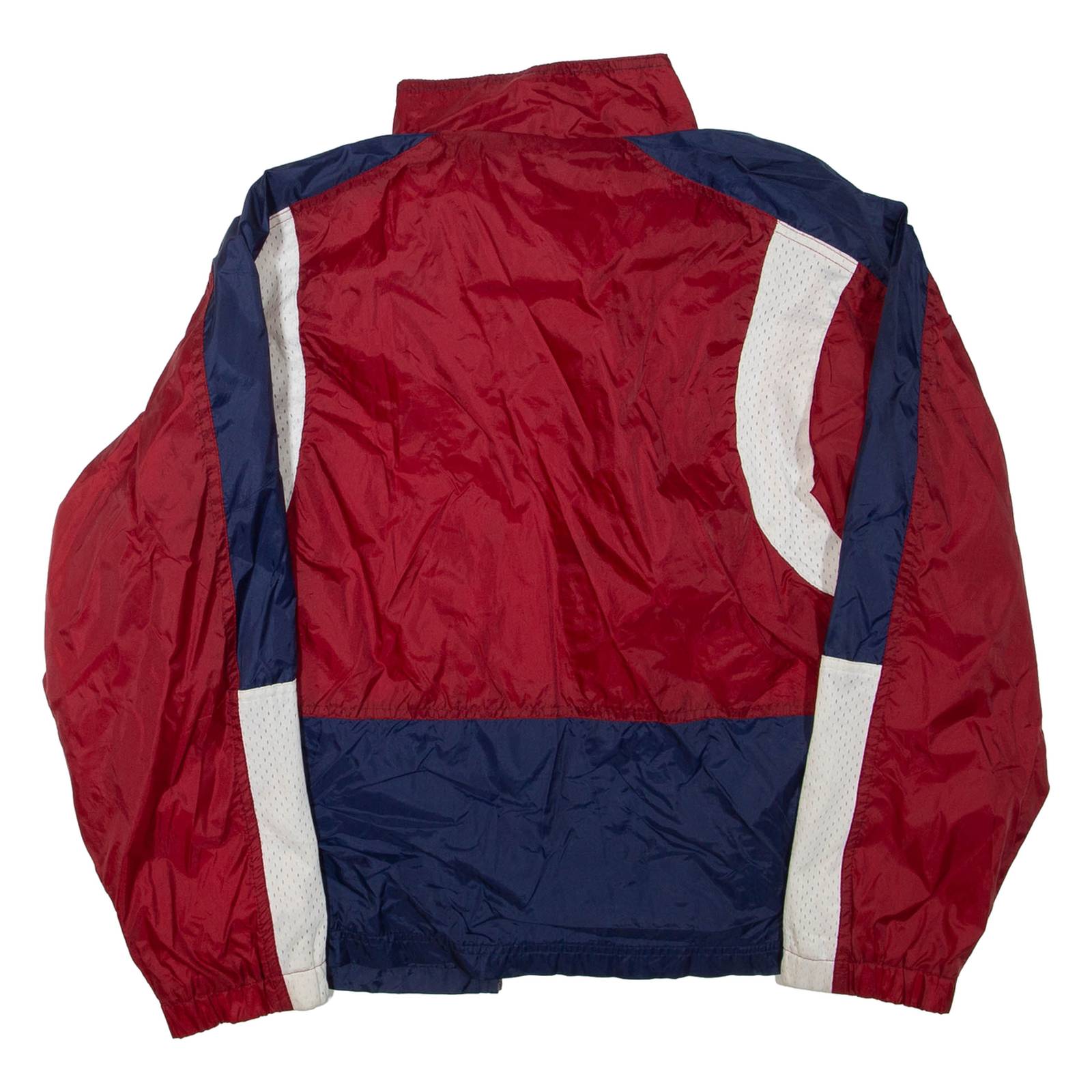 STARTER Womens Track Jacket Red Colourblock UK 14