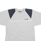 CHAPS RALPH LAUREN Mens Grey & Navy Short Sleeve Crew Neck T-Shirt M Classic