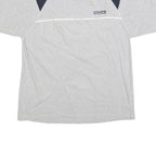 CHAPS RALPH LAUREN Mens Grey & Navy Short Sleeve Crew Neck T-Shirt M Classic