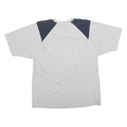 CHAPS RALPH LAUREN Mens Grey & Navy Short Sleeve Crew Neck T-Shirt M Classic