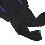 COLUMBIA Mens Black & Purple Polyester Lined Dungarees S W34 L28 Outdoor Ski