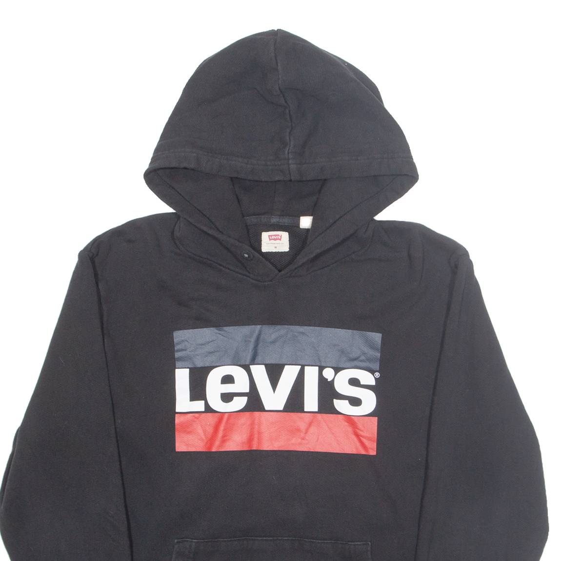 LEVI'S Mens Black Hoodie M