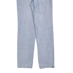 COTTON BLUE Mens Jeans Blue Regular Straight Denim Light W31 L32 Classic Zip