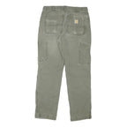 CARHARTT Mens Cotton Blend Relaxed Straight Trousers W30 L30 Workwear Casual