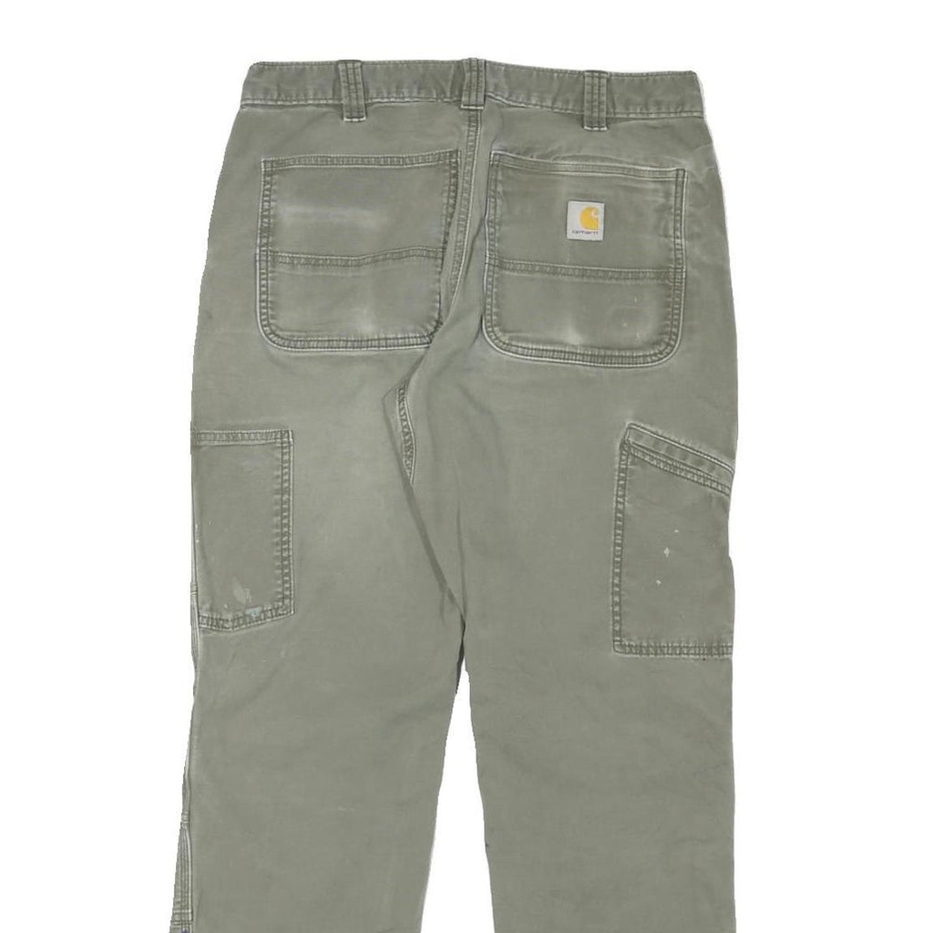 CARHARTT Mens Cotton Blend Relaxed Straight Trousers W30 L30 Workwear Casual