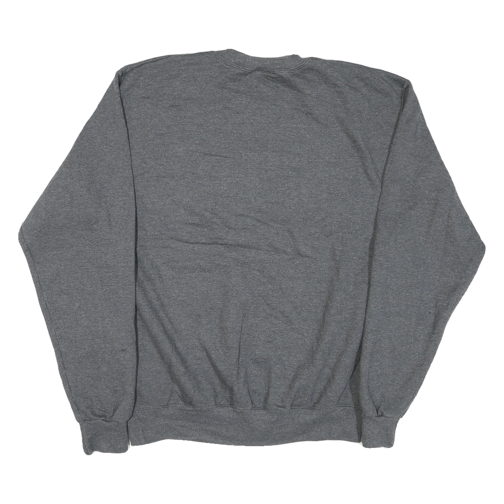 CHAMPION Mens Grey University Of North Dakota Crew Neck M Cotton Blend