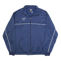 NIKE Mens Blue Sports Jacket XL Polyester Zip Track Plain Activewear
