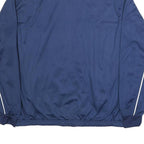 NIKE Mens Blue Sports Jacket XL Polyester Zip Track Plain Activewear