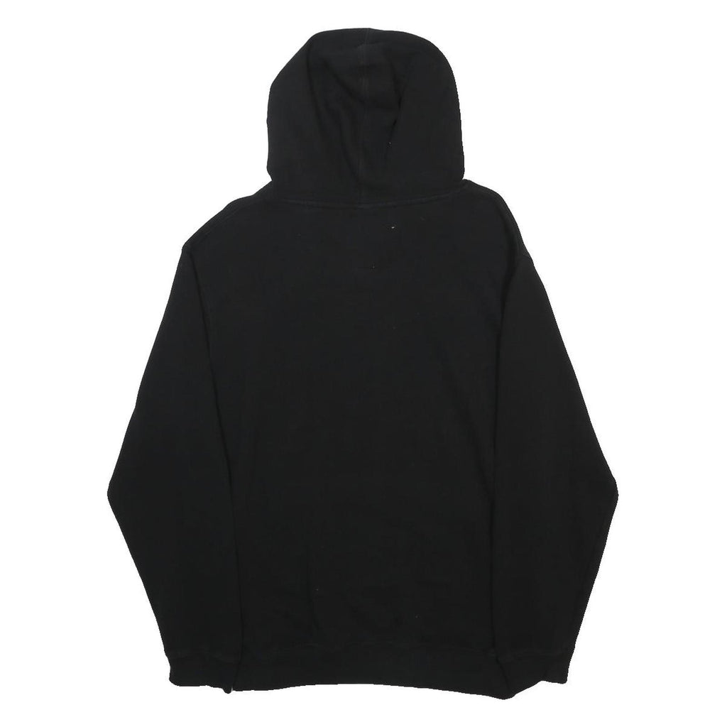HARD ROCK CAFE Mens Black London Pullover Hoodie L Cotton Blend Casual