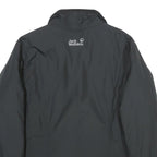 JACK WOLFSKIN Womens Black Outdoor Jacket UK 12 Nylon Zip Lightweight Insulated