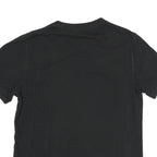 TRUE RELIGION Mens Black Graphic T-Shirt M Short Sleeve Crew Neck Cotton Blend