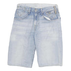 LEVI'S Mens Shorts Blue Casual Denim L W30 Distressed Comfortable Classic Fit