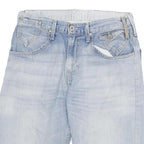 LEVI'S Mens Shorts Blue Casual Denim L W30 Distressed Comfortable Classic Fit