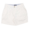 TOMMY HILFIGER Womens Cream Casual Shorts M W29 Cotton Blend Lightweight Summer