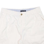 TOMMY HILFIGER Womens Cream Casual Shorts M W29 Cotton Blend Lightweight Summer