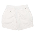 TOMMY HILFIGER Womens Cream Casual Shorts M W29 Cotton Blend Lightweight Summer
