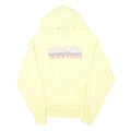 CHAMPION REVERSE WEAVE Womens Yellow Hoodie S Cotton Blend Pullover Casual