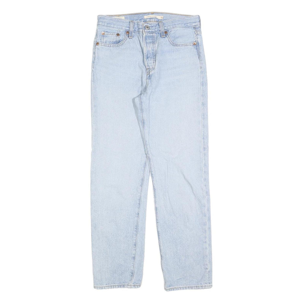 LEVI'S Womens Regular Fit Blue Denim Jeans Button W26 L28 Classic Comfortable