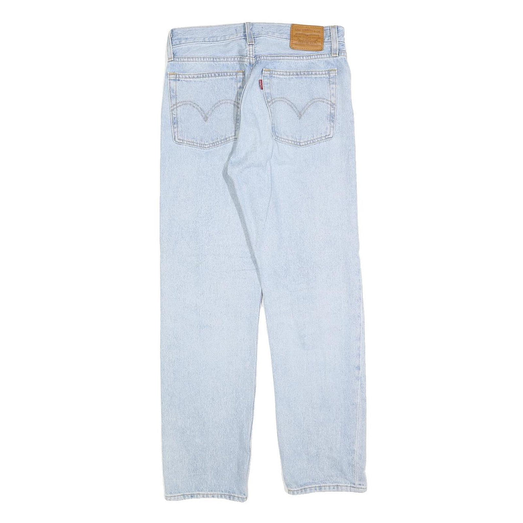 LEVI'S Womens Regular Fit Blue Denim Jeans Button W26 L28 Classic Comfortable