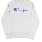 CHAMPION REVERSE WEAVE Mens Grey Hoodie XS Cotton Blend Pullover Hooded
