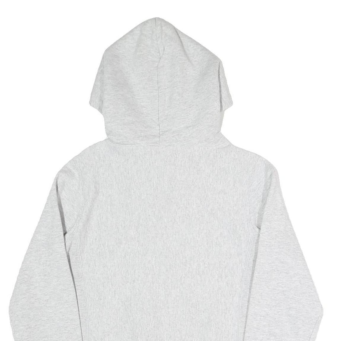 CHAMPION REVERSE WEAVE Mens Grey Hoodie XS Cotton Blend Pullover Hooded