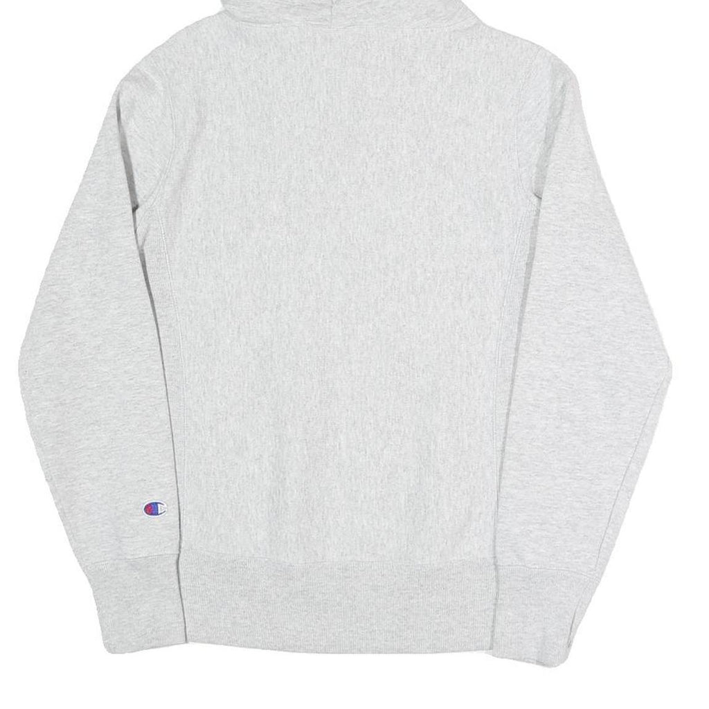 CHAMPION REVERSE WEAVE Mens Grey Hoodie XS Cotton Blend Pullover Hooded